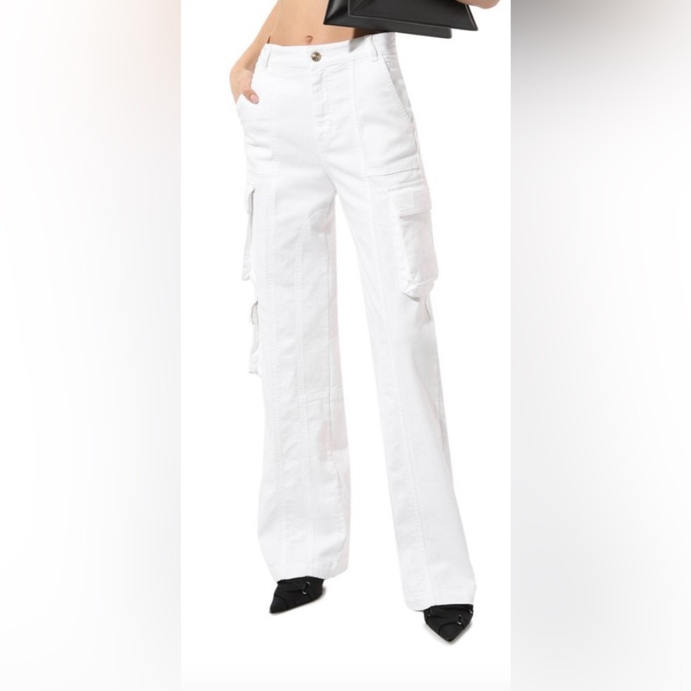 Versace White cargo pocket Jeans